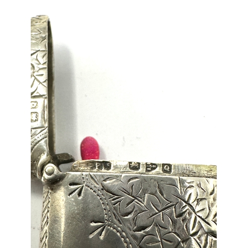 29 - Antique silver vesta case