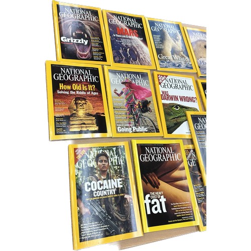 66 - Large selection of National Geographic magazines