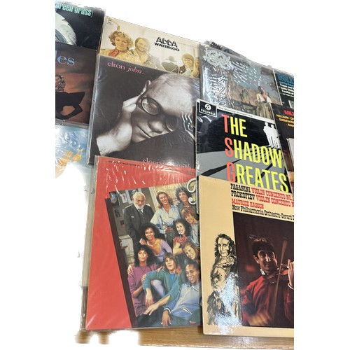 205 - Large selection of assorted records includes ' The Golden Hits' etc