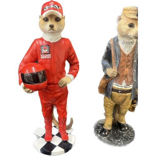 399 - Three Country Artist meerkats figures to include ' Michael CA04260' , ' Davy CA3524' and ' Bader CA0... 