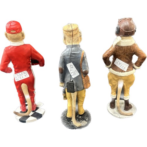 399 - Three Country Artist meerkats figures to include ' Michael CA04260' , ' Davy CA3524' and ' Bader CA0... 