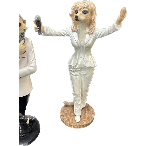 398 - Two Country Artist meerkats figures to include ' Dolly CA04484' and ' Connery CA04250' tallest measu... 