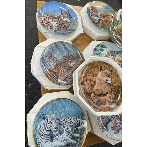 319 - Large selection of 'Franklin Mint national wildlife federation' collectors plates to include ' Cloud... 