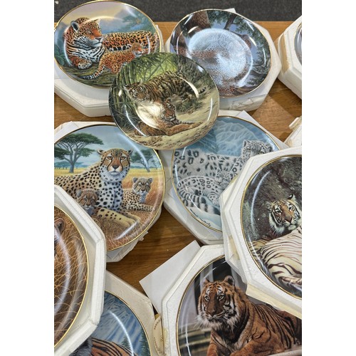 319 - Large selection of 'Franklin Mint national wildlife federation' collectors plates to include ' Cloud... 