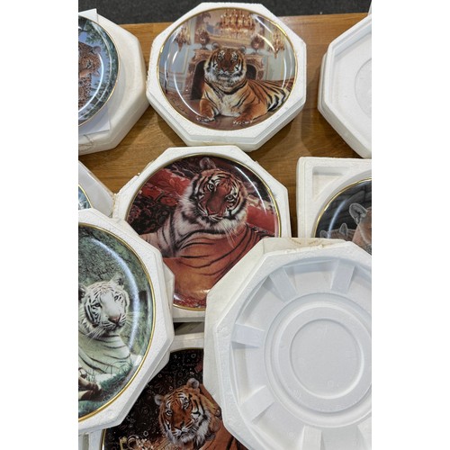 319 - Large selection of 'Franklin Mint national wildlife federation' collectors plates to include ' Cloud... 