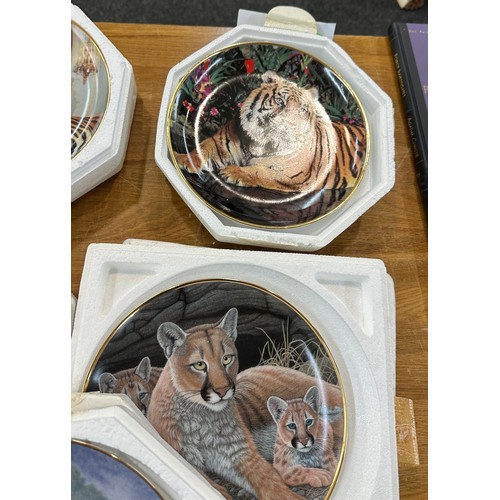 319 - Large selection of 'Franklin Mint national wildlife federation' collectors plates to include ' Cloud... 