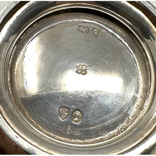 40 - Victorian silver christening mug london silver hallmarks later inscribed weight 128g