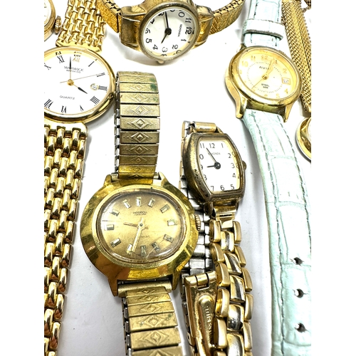 338 - selection of vintage ladies wristwatches inc gucci  warwick avia seconda etc