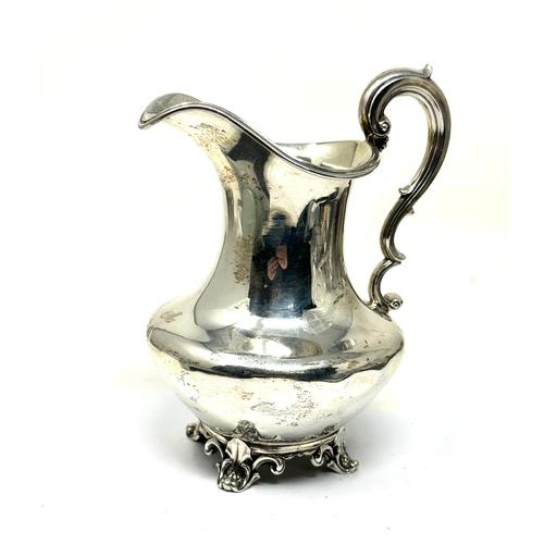 76 - Large Victorian silver milk / cream jug London silver hallmarks measures height approx 13cm weight 1... 