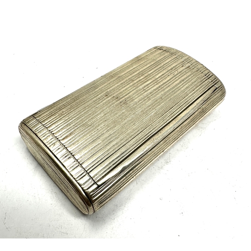 81 - Antique 18th century Georgian silver snuff box London silver hallmarks