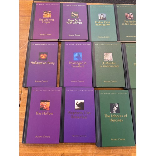 142 - Large Quantity of The Agatha Christie books includes A Caribbean Mystery etc