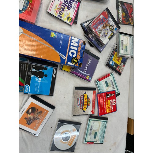 217 - Large selection of Vintage and later PC Games etc