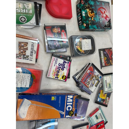 217 - Large selection of Vintage and later PC Games etc