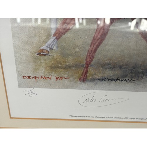 213 - 3 framed signed limited edition prints by Peter Deighan, Carsons Best, signed limited edition print ... 