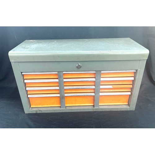 266 - Multi drawer tool box with contents