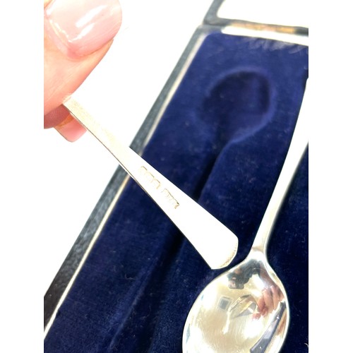 475 - Cased set of silver 1924 tea spoons total weight 47 grams