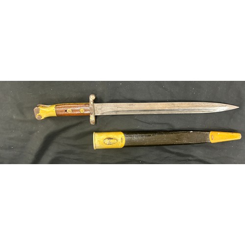 579 - Vintage Bayonet and scabbard