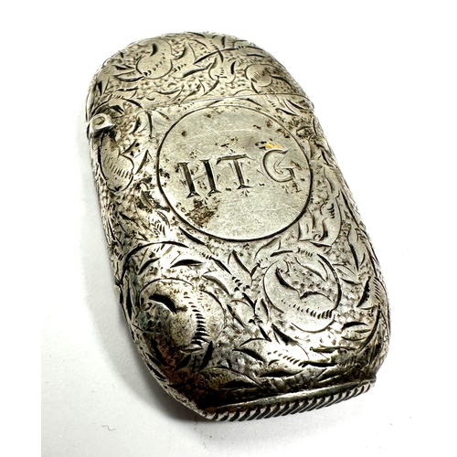 11 - Antique Silver vesta case