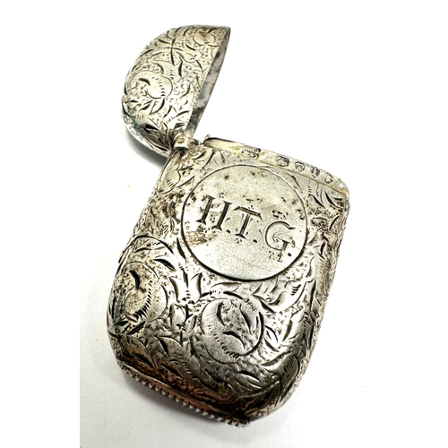 11 - Antique Silver vesta case