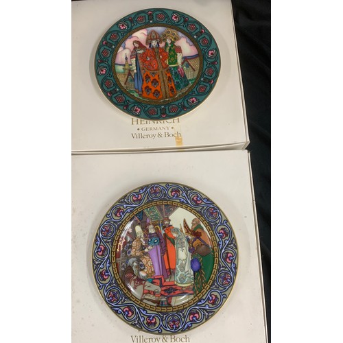 591 - Set of Six Villeroy and Boch The Russian Fairy Tales collectors plates, All boxed no Certificates