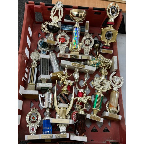 263 - Large selection of assorted Jockey/ cow boy trophies approximately 20 +