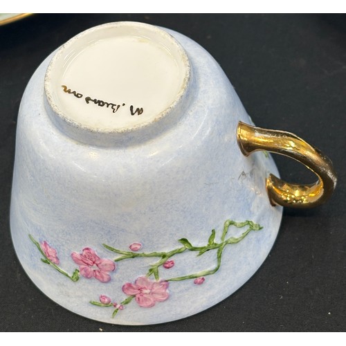 493 - Spode Blanche de Chine 6 place setting with milk jug and sugar bowl