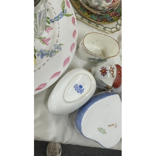 224 - Large selection of miscellaneous to include Royal Doulton, Coalport, Aynsley etc