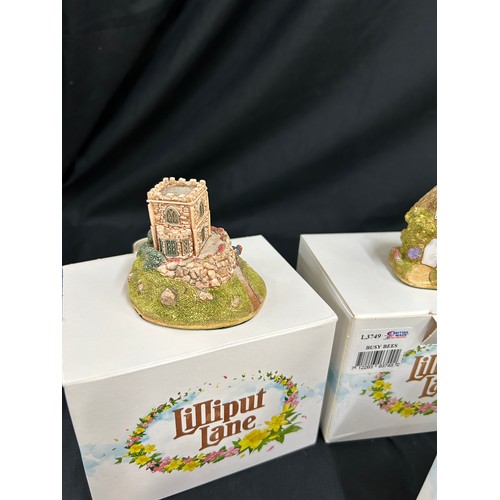 73 - Selection of boxed Lilliput lanes includes Smugglers watch, Sunshine cottage, Last one standing, Hol... 