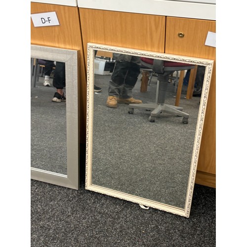 171 - Three framed mirrors measures approximately 25 inches by 21 inches