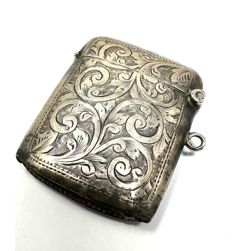 42 - Antique silver vesta case