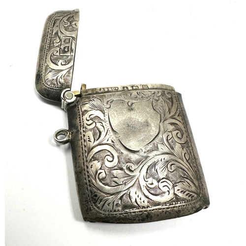 42 - Antique silver vesta case