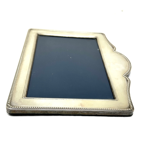 52 - Vintage silver picture frame measures approx 21cm by 19cm