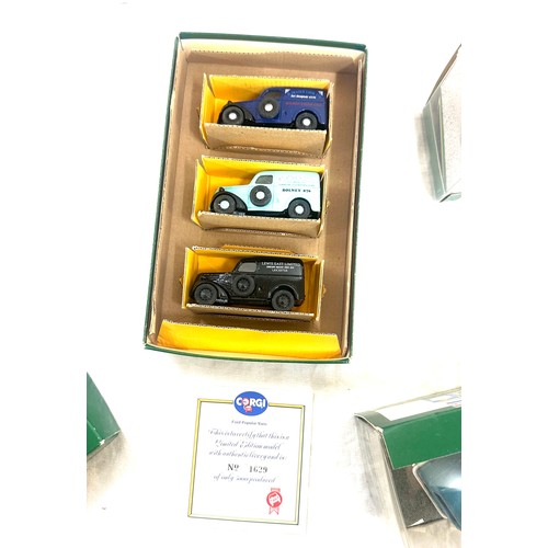 132 - Selection of Diecast Corgi boxed vehicles to include D23/1, D984 VW Caravanette, Ford Aodiac, Bedfor... 