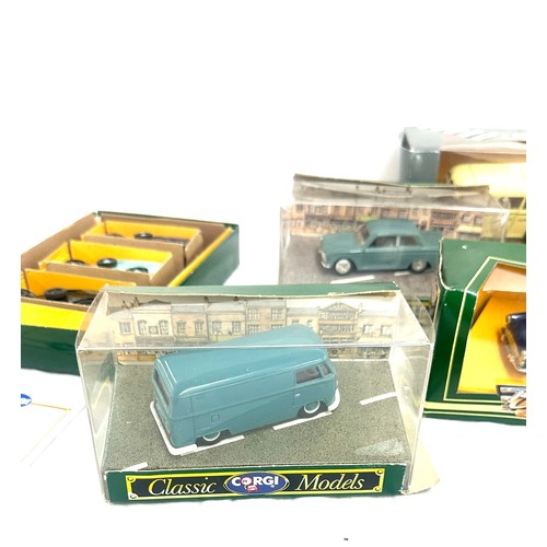 132 - Selection of Diecast Corgi boxed vehicles to include D23/1, D984 VW Caravanette, Ford Aodiac, Bedfor... 