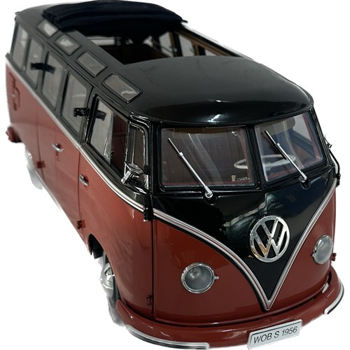 115 - Boxed diecast replica of a 1956 Volkswagon Samba Bus by Sun Star, limited edition piece with numbere... 