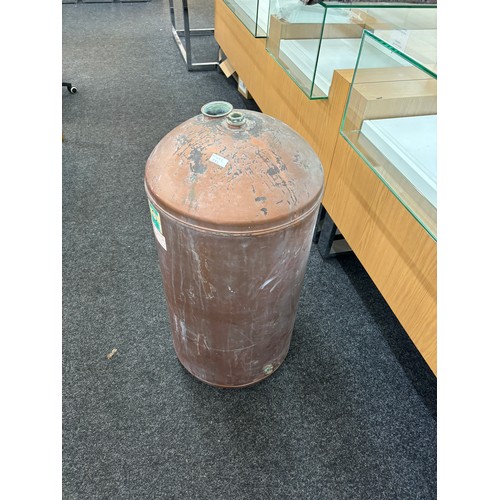 243 - Copper cylnder 36 inches tall 17 inches diameter