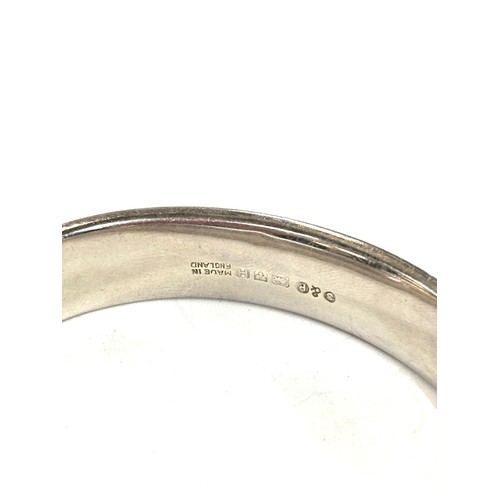 521 - Vintage silver bangle, total weight 20 grams