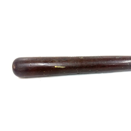 12 - Vintage wooden police truncheon