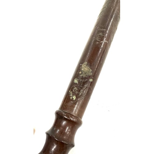 12 - Vintage wooden police truncheon