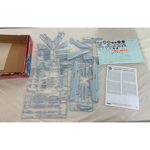 116 - Airfix 1:48 English electric lightning F.2A/F.6 kit - looks to be complete