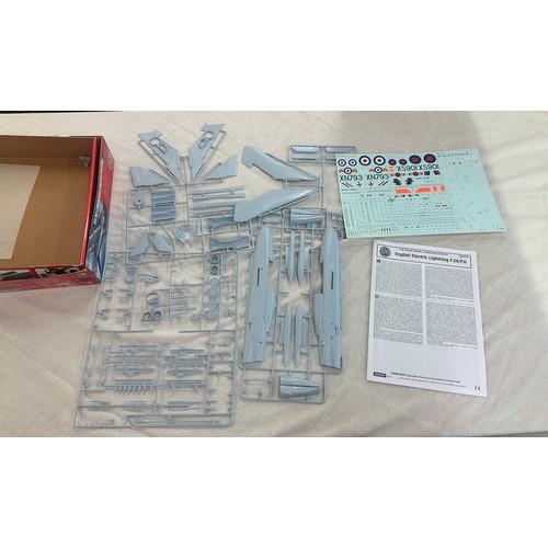 116 - Airfix 1:48 English electric lightning F.2A/F.6 kit - looks to be complete