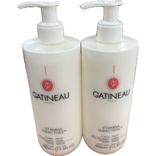 85 - 2 new Gatineau vitamina suractivee hand cream 400ml