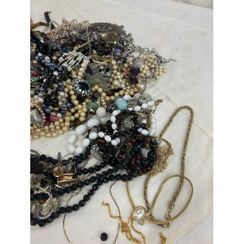 451 - Large selection of 5KG assorted costume jewellery