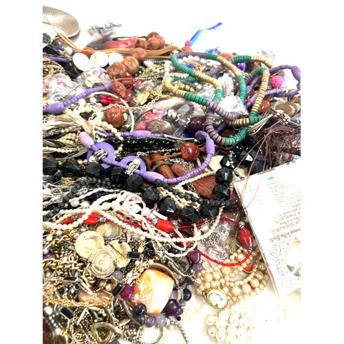 444 - Large selection of 5KG assorted costume jewellery