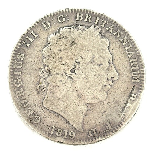 544 - 1819 silver George III crown