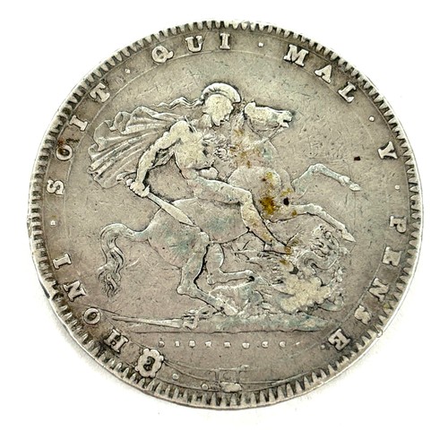 537 - 1820 silver George III crown