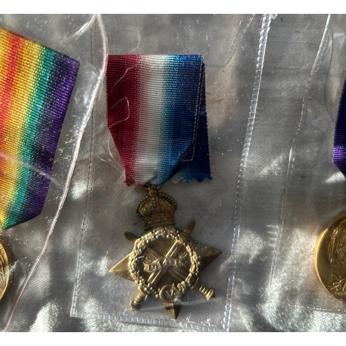 564 - 14 High Quality Copy Full Size medals.  5 Victory Medals, 5 1945-15 Stars, 1 Mercantile Marine and 3... 