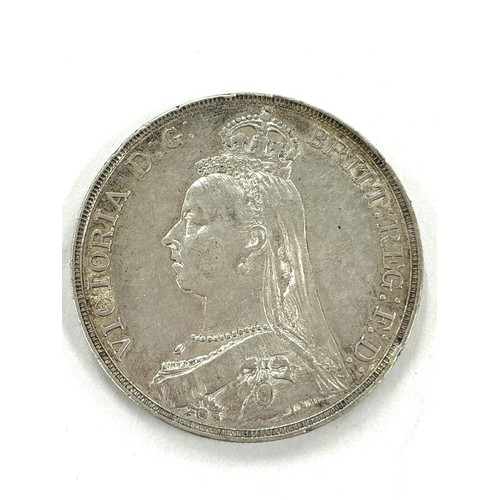 534 - 1890 Victorian silver crown