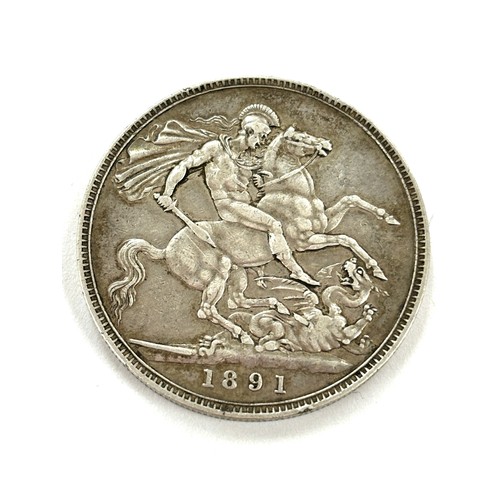 532 - 1891 Victorian silver crown