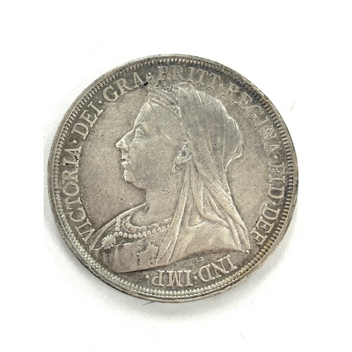 533 - 1893 Victoria silver crown